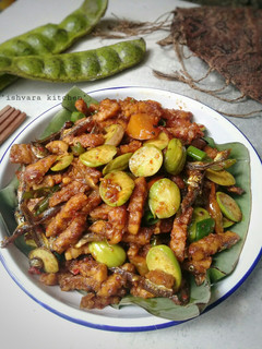 Foto resep Tumis tempe teri pete