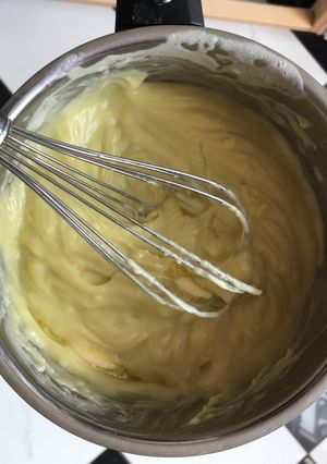 Une photo de Rhubarb curd (ou crémeux à la rhubarbe) 🌷