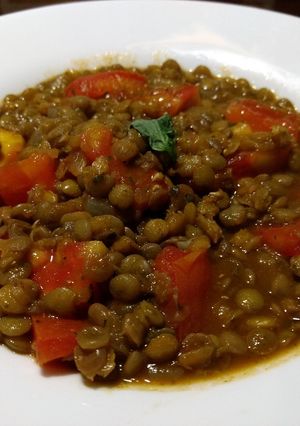 Una foto de Lentejas con sabor italiano