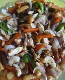 CHICKEN, VEGGIES WITH BABY CORN PLATTER