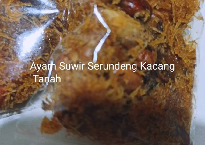 Cara Gampang Menyiapkan Ayam Suwir Serundeng Kacang Tanah yang Lezat Sekali