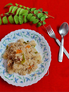 लिटिल मिलेट उपमा रेसिपी मुख्य फोटो