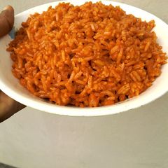 A picture of Hot Tomato Flavour Jollof Rice.