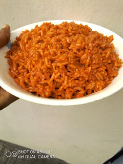 A picture of Hot Tomato Flavour Jollof Rice.