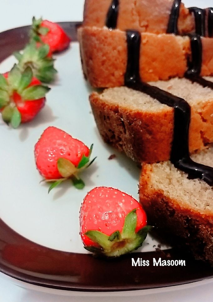 عکسی از دستور کیک دارچین