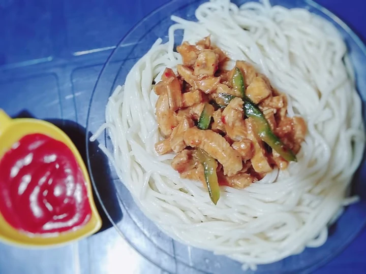 Easy Way Prepare Chicken Chow mein😋 the  Makes Drooling Tasty