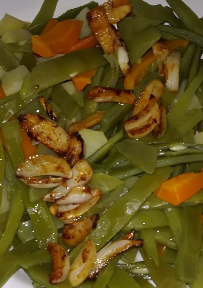 Una foto de Judías verdes al sofrito de ajo