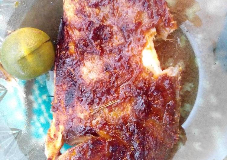 Ikan bakar pedas manis