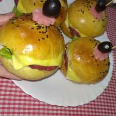 همبرغر🍔-レシピのメイン写真