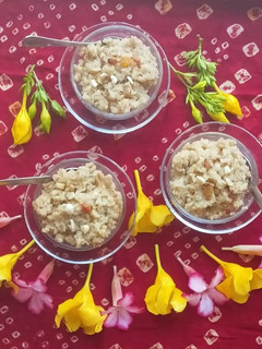 A picture of Sweet Pongal.