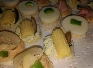 Una foto de Canapés fáciles y baratos