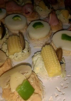 Una foto de Canapés fáciles y baratos