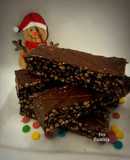 Turrón de chocolate con crocanti de almendra(Navidad)