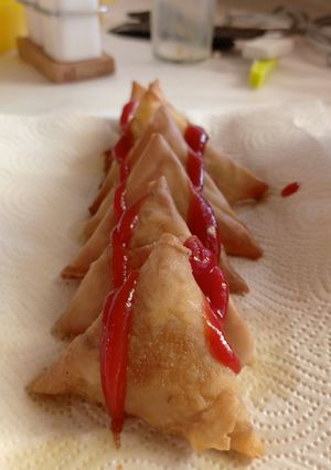 A picture of Samosa masal.
