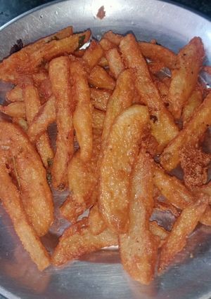 फ्रेंच फ्राइज (french fries recipe in Hindi) रेसिपी मुख्य फोटो
