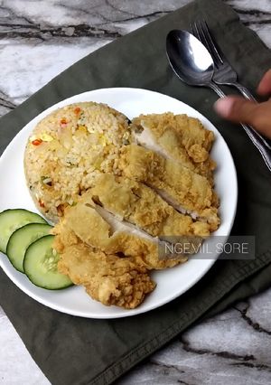 Foto resep Nasi Goreng Steak Olive