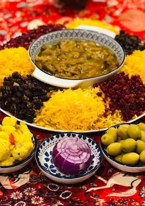 عکسی از دستور مانی پلو