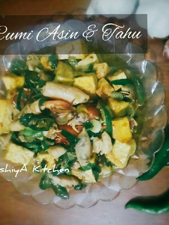 Foto resep Oseng Cumi Asin & Tahu
