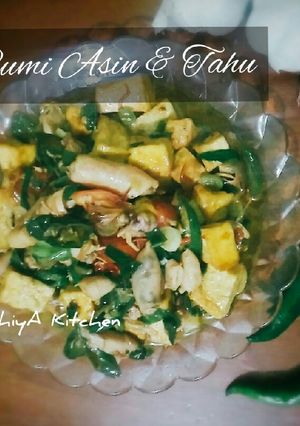 Foto resep Oseng Cumi Asin & Tahu