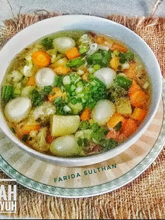 Foto resep Soup Rempah Telur Puyuh