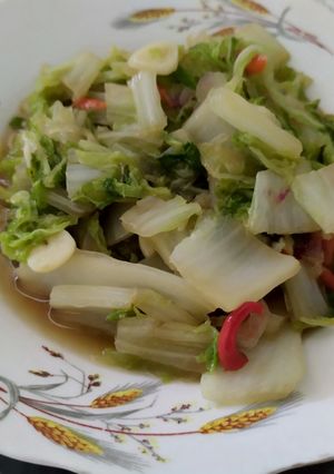 Foto resep Tumis sawi putih