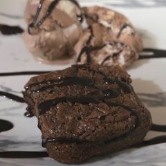 A picture of Microwave brownie.
