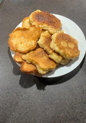 Zdjęcie przepisu Racuchy z jabłkami.