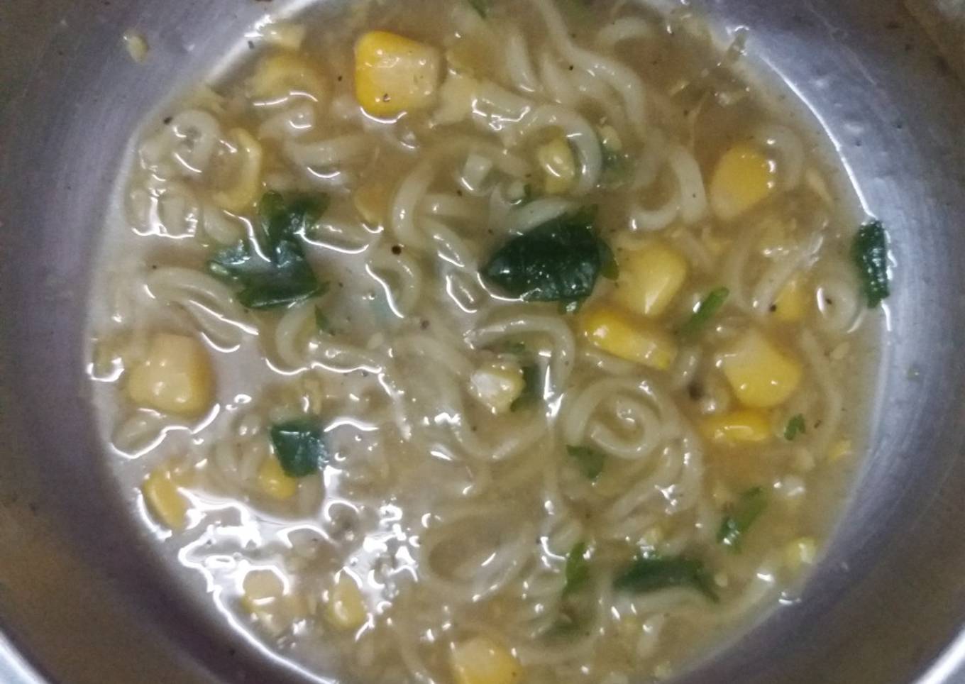 Maggi sweet corn soup