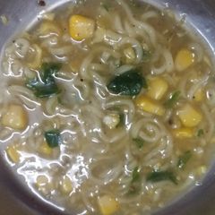 A picture of Maggi sweet corn soup.