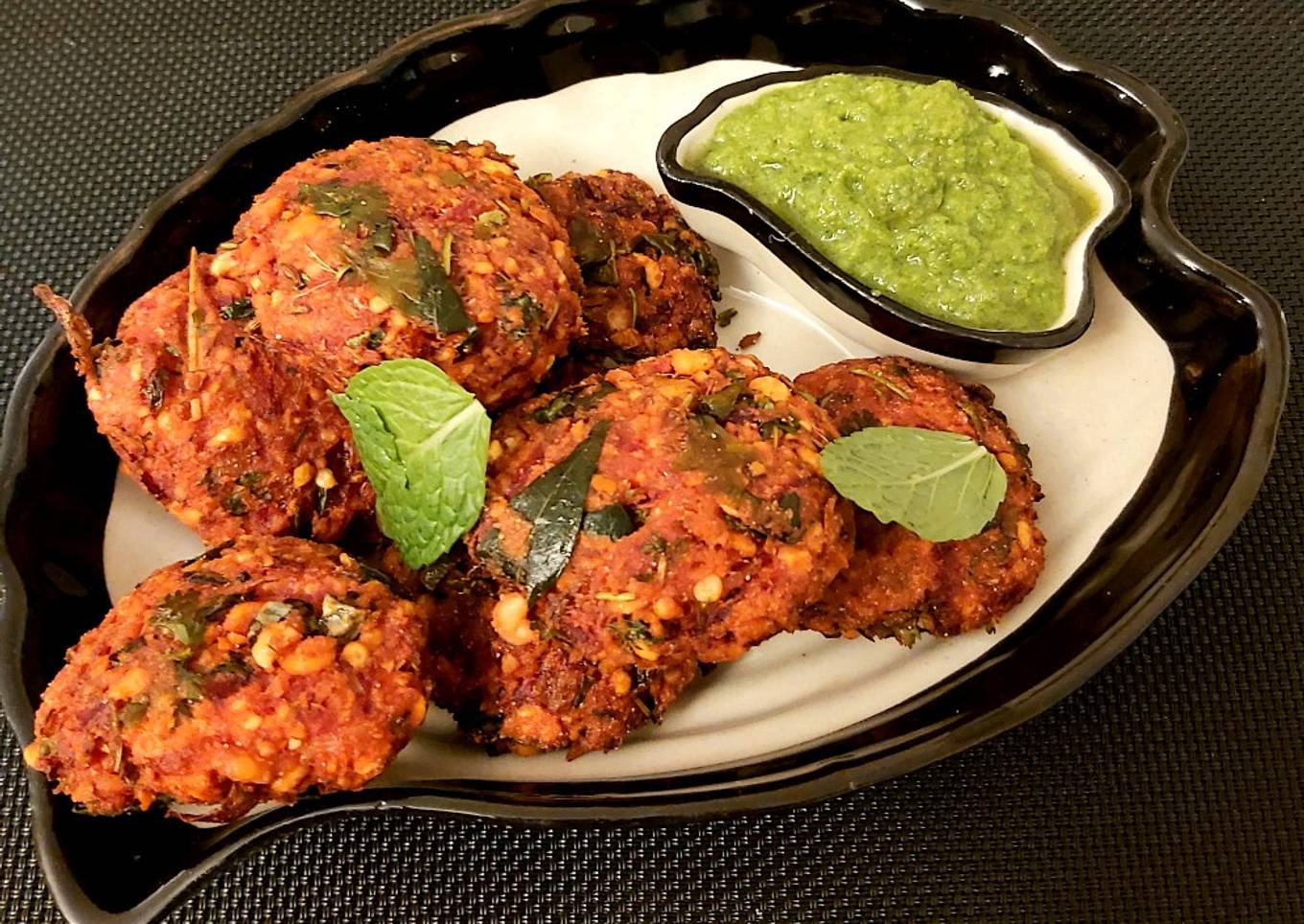 Beetroot Dal Vada