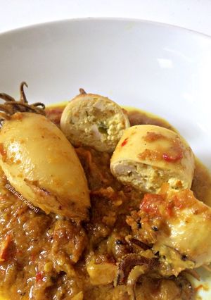 Foto resep Kalio Cumi Isi Tahu Telur
