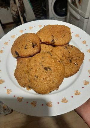 Sütőtökös-csokis keksz 🎃 recept fotója