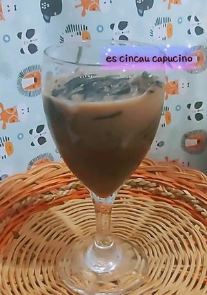Foto resep Es cincau capucino