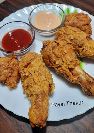 A picture of KFC style Chicken.