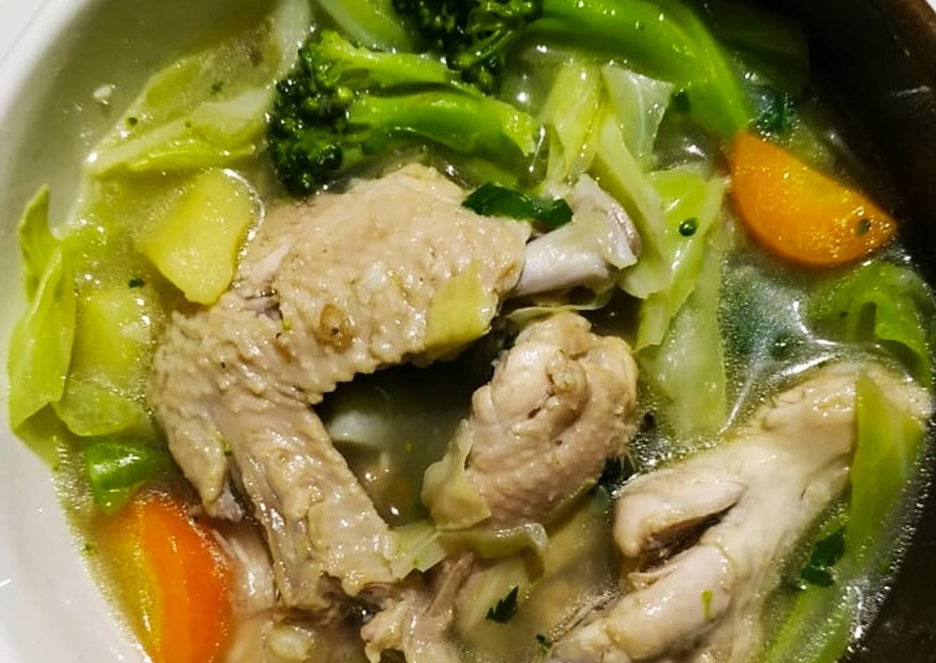 Sop ayam resep mamak ropah