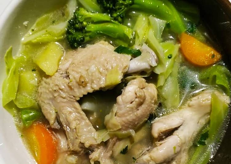 Sop ayam resep mamak ropah