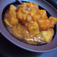 A picture of Yam pottage with ghee.