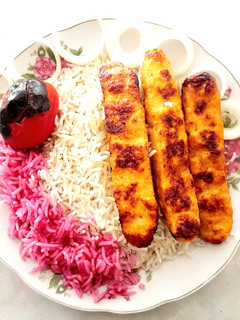 عکسی از دستور کباب کوبیده مرغ🍗