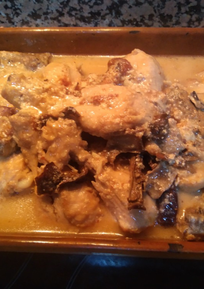 Una foto de Pollo a la cerveza