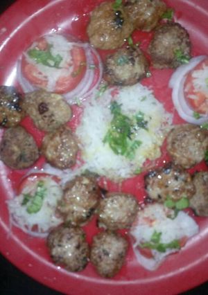 A picture of Chicken Shami Kebab.