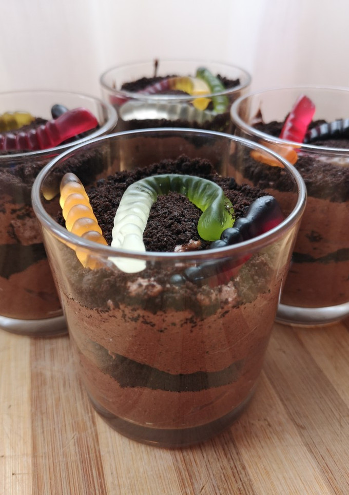 Una foto de Mousse de chocolate y oreo