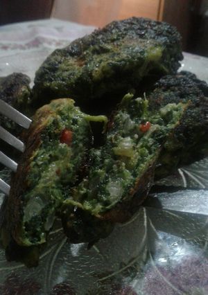 Una foto de Bocadillos de espinaca sin harina