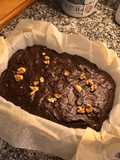 Brownie de chocolate negro afrutado