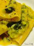 Paccheri with Zucchini Carbonara