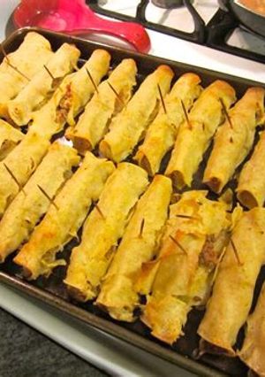 A picture of Rolled Tacos (Use with Rolled Taco Sauce).