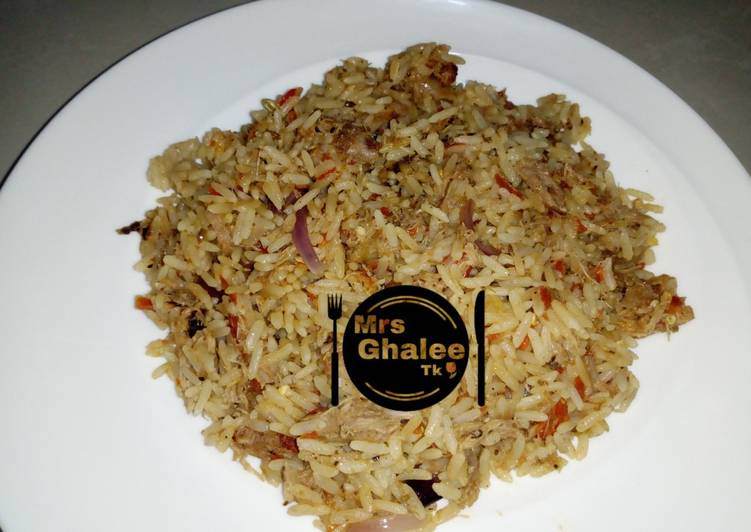 Steps to Make Quick Minced meat rice