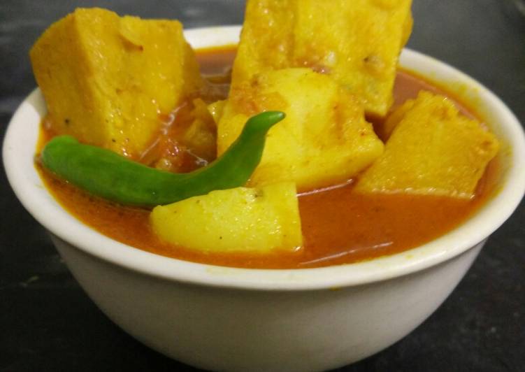 Recipe of Super Quick Homemade Dhokar Dalna