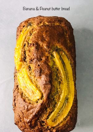 A picture of Banana and Peanut butter bread.