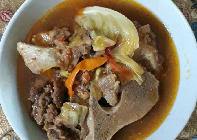 Tongseng daging sapi sederhana