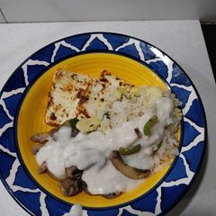 A picture of Peri-Peri Paneer Rice bowl.